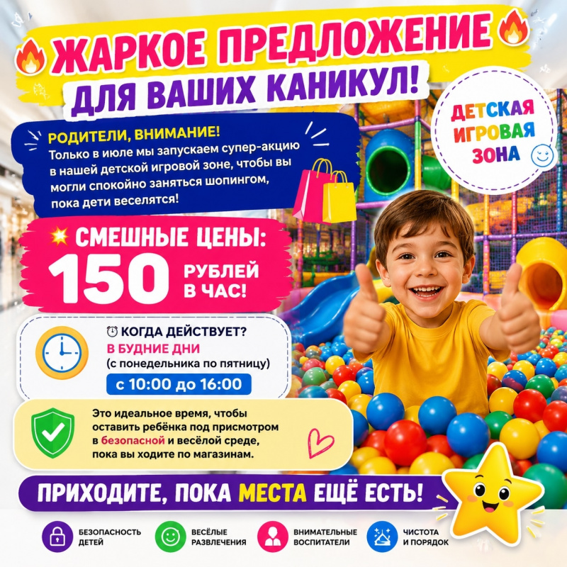 Приходите, пока места ещё есть!
